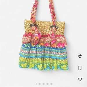 Cappelli Straworld Multicolor Woven Shoulder Bag